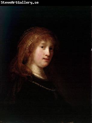 REMBRANDT Harmenszoon van Rijn Portrait of Saskia van Uylenburg